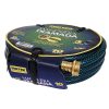 Surtek Manguera tramada verde 5/8 in armada conector metal 20m