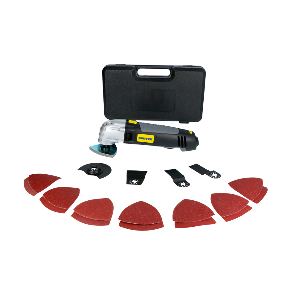 Herramienta multipropósitos 300W 18000opm 20 piezas Surtek