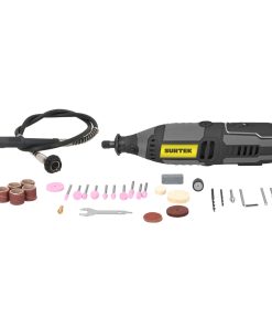 Juego de moto tool eléctrico 3 /32 in - 1/8 in 135 W, 120 V, 42 p iezas