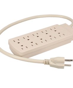 Barra multicontacto 10 entrada s cable 60 cm