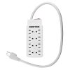 Barra multicontacto 8 entradas cable 60 cm