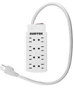 Barra multicontacto 8 entradas cable 60 cm