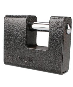Candado de hierro para cortina llave estándar 80 mm Prolok