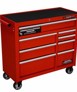 Gabinete móvil 11 gavetas colo r rojo serie P 41 in