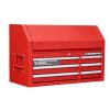 Gabinete superior 6 gavetas co lor rojo serie P 46 in