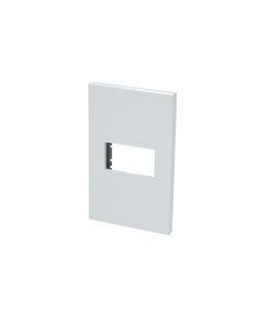 Placa 1 módulo color blanco 1/3 Surtek.