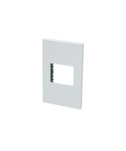 Placa 1 módulo color blanco 1/2 Surtek.