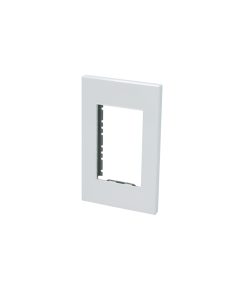 Placa 1 módulo blanco 1/1 Surtek.