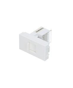 Toma de teléfono blanco 1/3 Surtek.