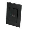Placa con timbre negro 1/1 Surtek.