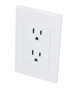Placa con contacto dúplex blanco 1/1 Surtek.