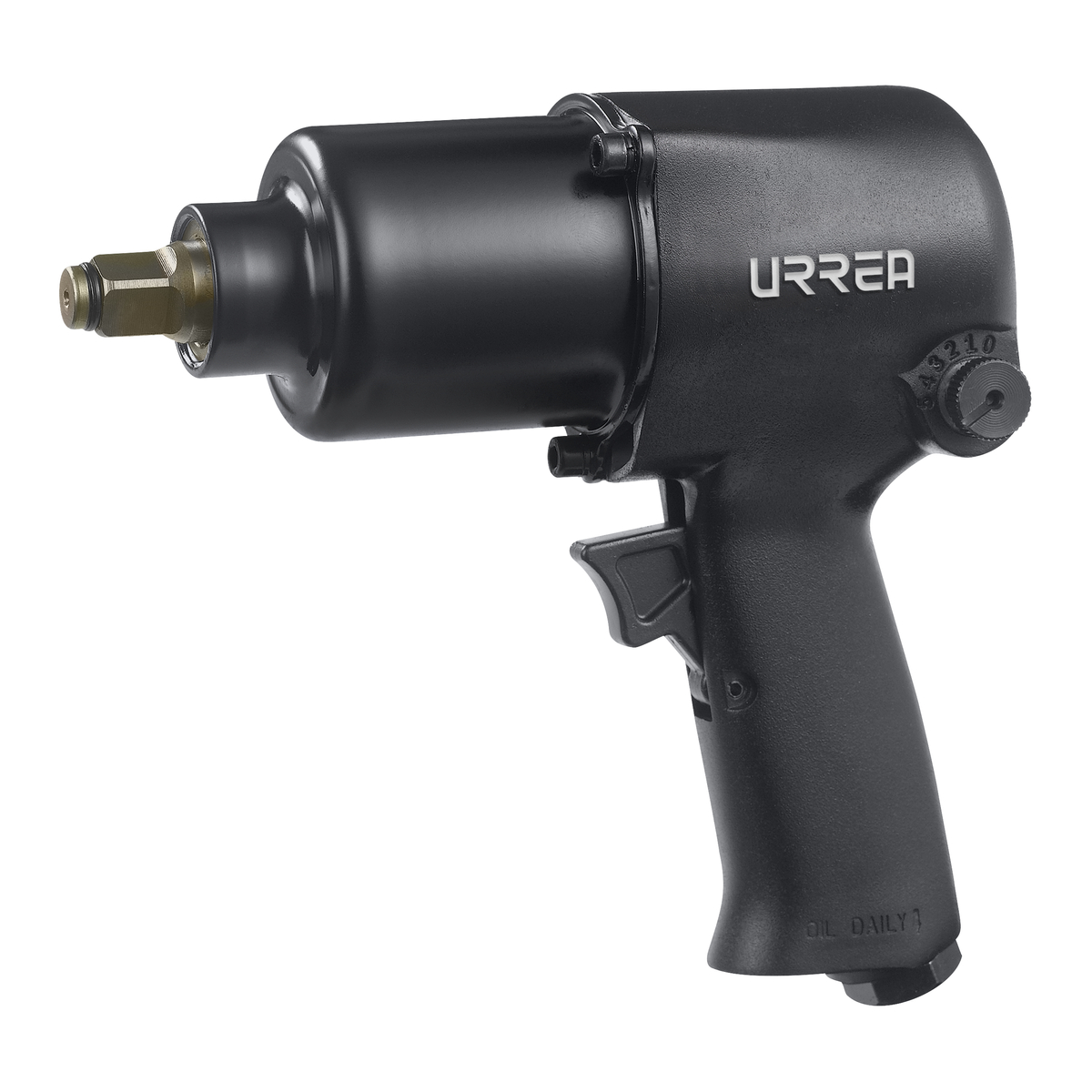 Pistola de impacto neumática c uadro de 1/2 in 490 ft-lb sistem a twin hammer