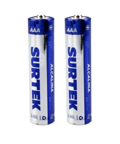 Pilas alcalinas AAA blíster con 2 piezas Surtek.