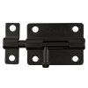 Pasador de sobreponer tipo bar ril acabado latón negro, 8 cm