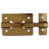 Pasador de sobreponer de barra latón antiguo 12 cm