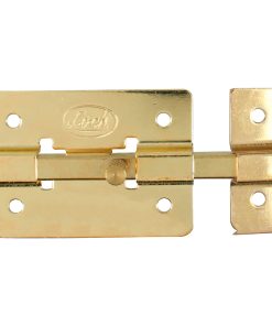 Pasador de sobreponer de barra latón brillante 5 cm