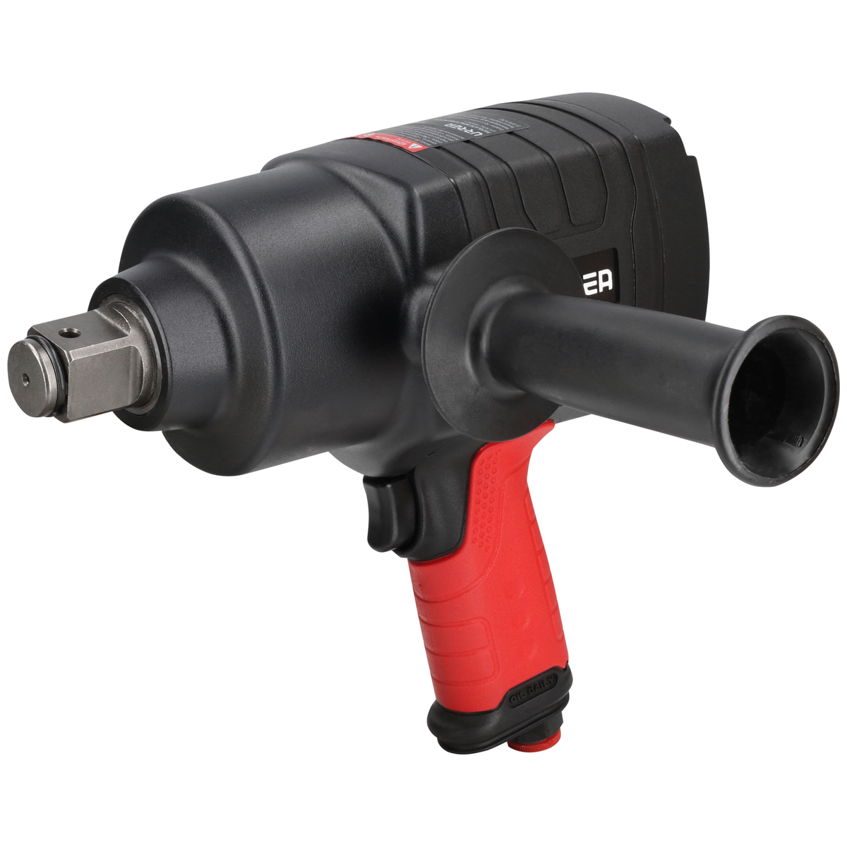 Pistola de impacto neumática c uadro de 1 in 1,035 ft-lb compos ite sistema twin hammer