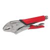 Pinza de presión con mango bim aterial quijada curva de 7 in