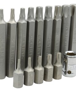 Juego de 15 puntas Torx® intercambiables en juego Surtek