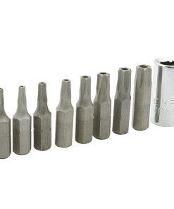 Juego de 9 puntas Torx® intercambiables en juego Surtek