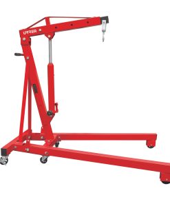 Pluma hidráulica plegable con patas V, 2 ton