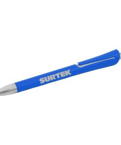 Pluma de tinta negra punto med io de plástico