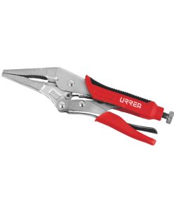 Pinza de presión con mango bim aterial nariz larga de 6 in