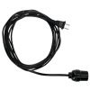 Portalámpara con cable de alim entación 2 x 18 4 m