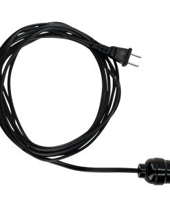 Portalámpara con cable de alim entación 2 x 18 4 m