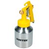 Pistola para pintar de baja presión, con una presión de trabajo de 50 psi, capacidad de vaso de 1 L. Consumo de aire de 5.6 scfm, entrada de aire de 1/4 in NPT Surtek