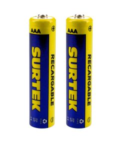 Pilas recargables AAA blíster con 2 piezas Surtek.