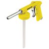 Pistola de aire para recubrimientos con presión de trabajo de 90 psi. Diseño especial para manejar un amplio rango de viscosidad. Cuerpo de aluminio, entrada de aire de 1/4 in NPT Surtek