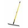 Rastrillo recto para asfalto c on mango fibra de vidrio 60 in, 16 dientes