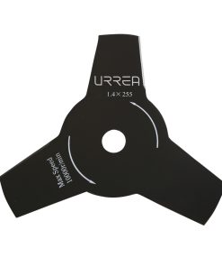 Cuchilla para desbrozadora Urrea DG843 y DG852 con diámetro de 255 mm, velocidad máxima de 10 000 rpm. Urrea