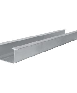 Riel aluminio para clóset JJ 3m Lock