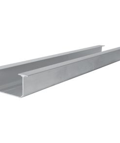 Riel aluminio para clóset TT 3m Lock