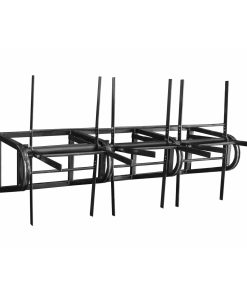 Rack modular para mangueras co n 3 divisiones 120 x 33 x 36 c m