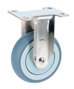 Rodaja de TPR fija 4 in con herrajes de acero inoxidable Surtek