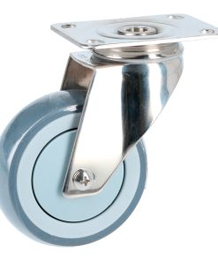 Rodaja de TPR giratoria 4 in con herrajes de acero inoxidable Surtek