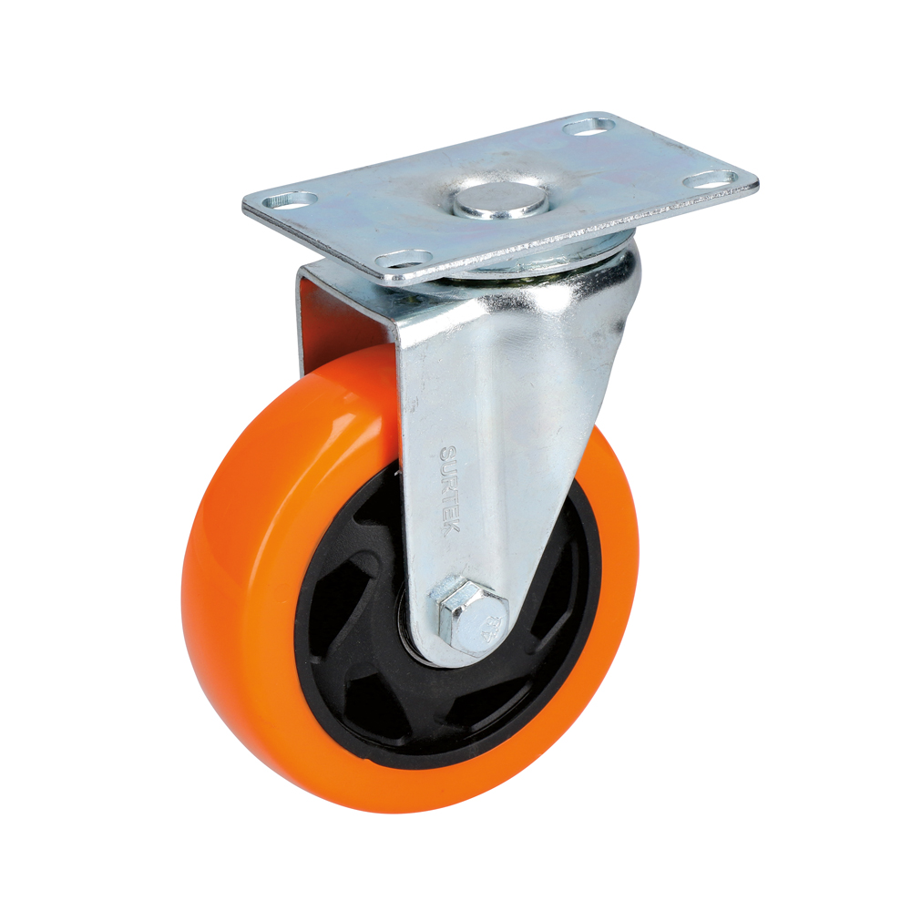 Rodaja de PVC giratoria de 3 in Surtek