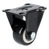 Rodaja de PVC negro fija 2-1/2 in Surtek