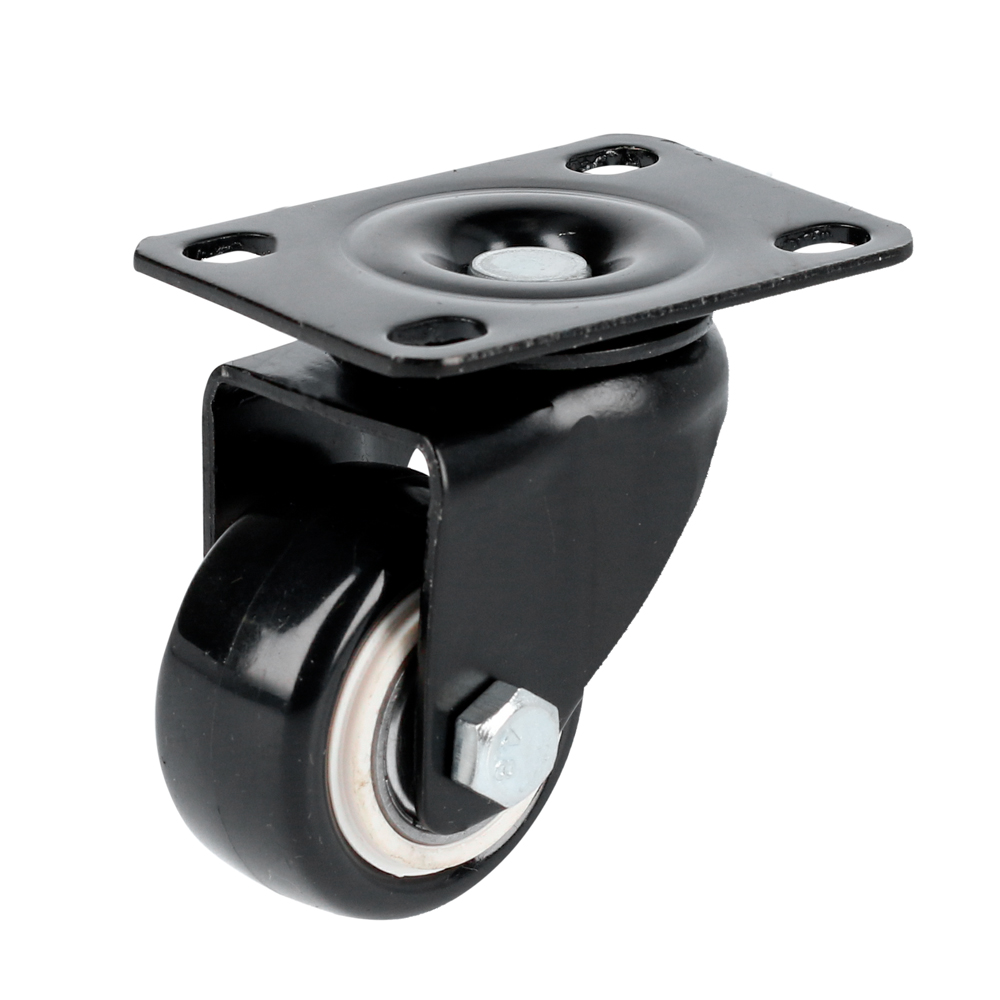 Rodaja de PVC negro giratoria 2-1/2 in Surtek