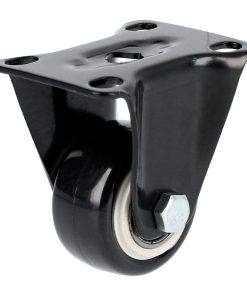 Rodaja de PVC negro fija 3 in Surtek