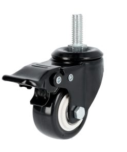 Rodaja de PVC negro con espiga roscada fren 2 in Surtek