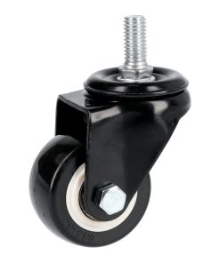 Rodaja de PVC negro con espiga roscada 3 in Surtek