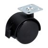 Rodaja tipo yoyo de placa con freno de 50 mm Surtek