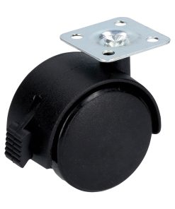 Rodaja tipo yoyo de placa con freno de 50 mm Surtek