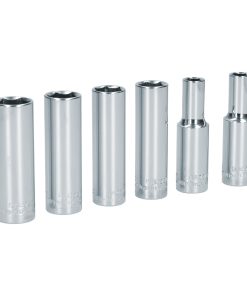 Juego de 6 dados largos milimétricos 1/2 in Surtek
