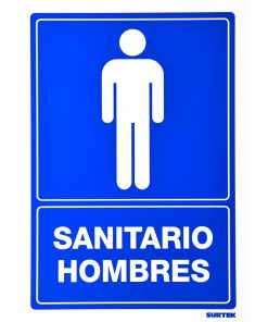Señal  inSanitario hombres in Surtek