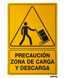 Señal  inZona carga y descarga in Surtek